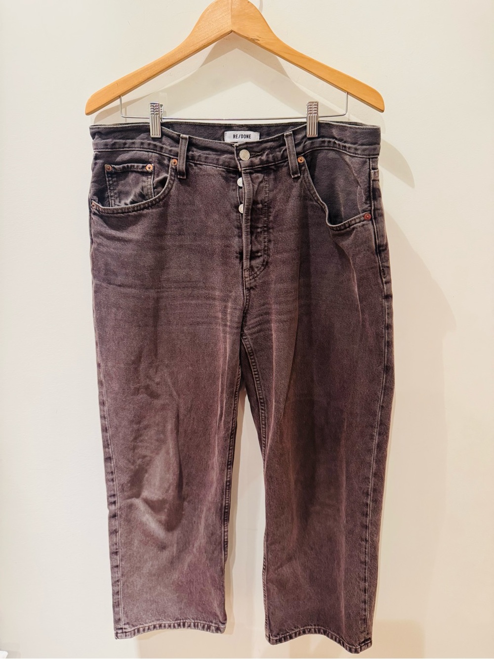 Re/Done cocoa jeans. Size 29.